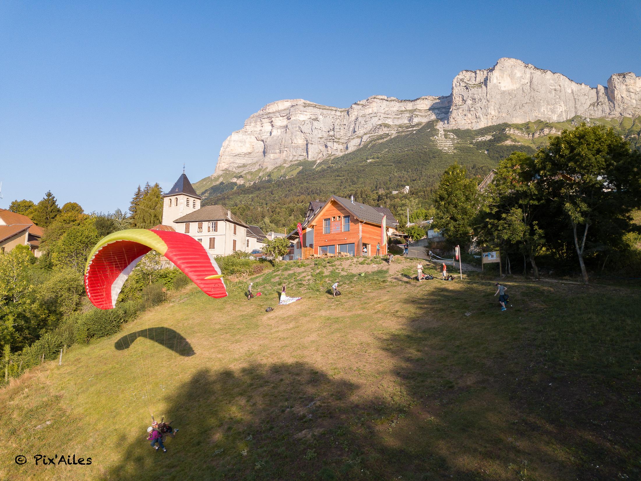 notre site de décollage à saint hilaire du touvet